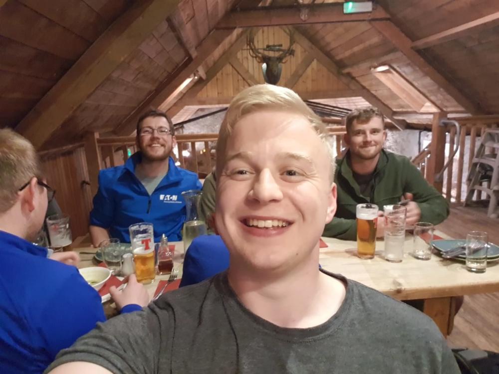 The last meal in the bunkhouse