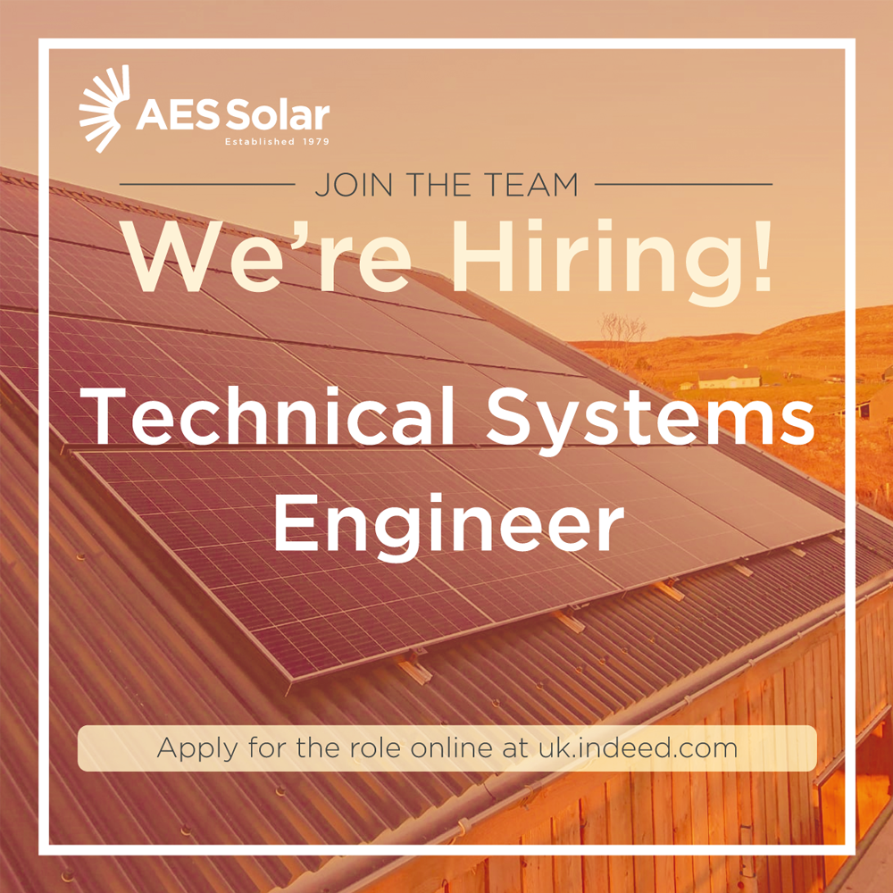 Hiring Technical Systems Engineer Job Vacancy Graphic