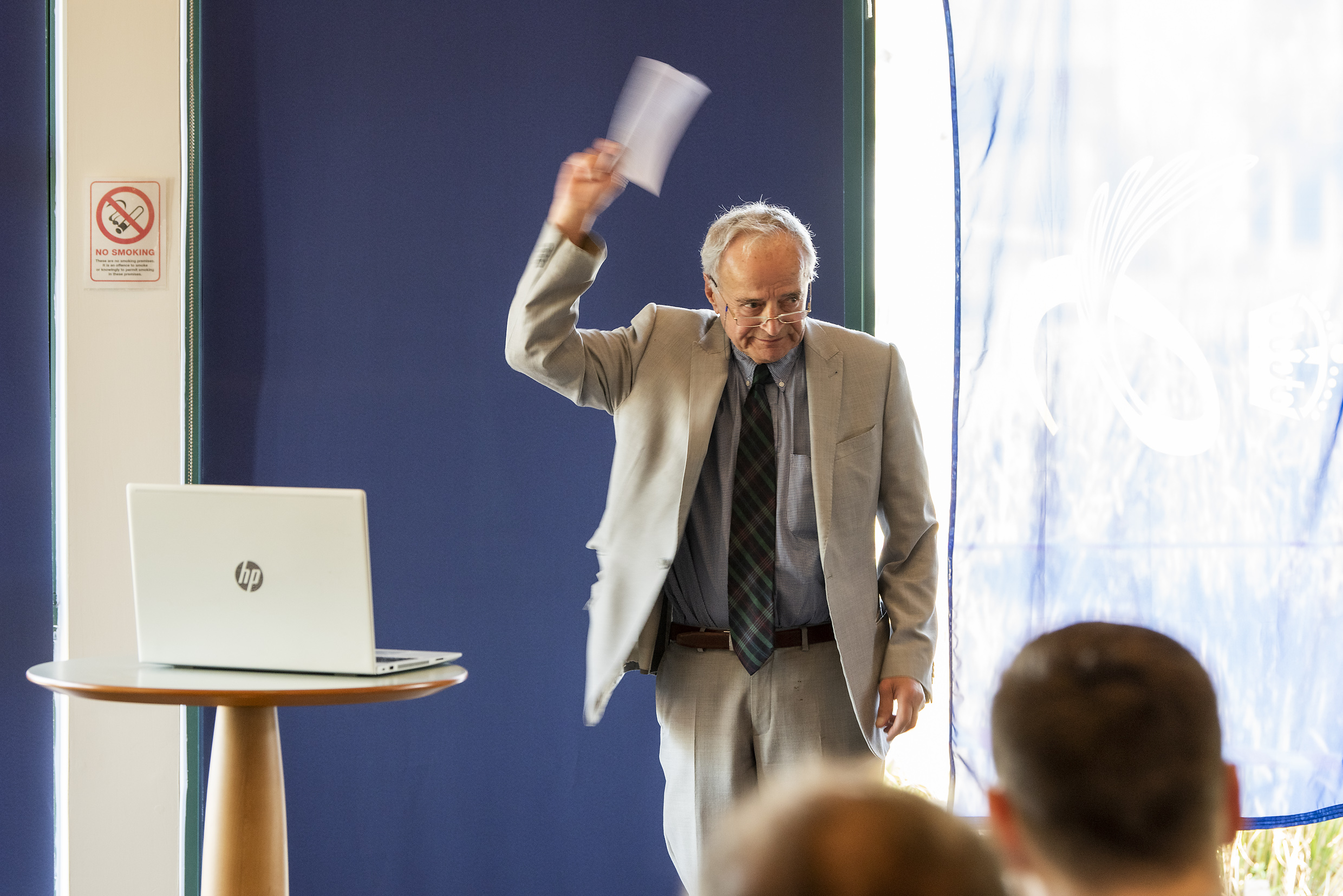 AES Solar Managing Director, George Goudsmit celebrate queen's award win