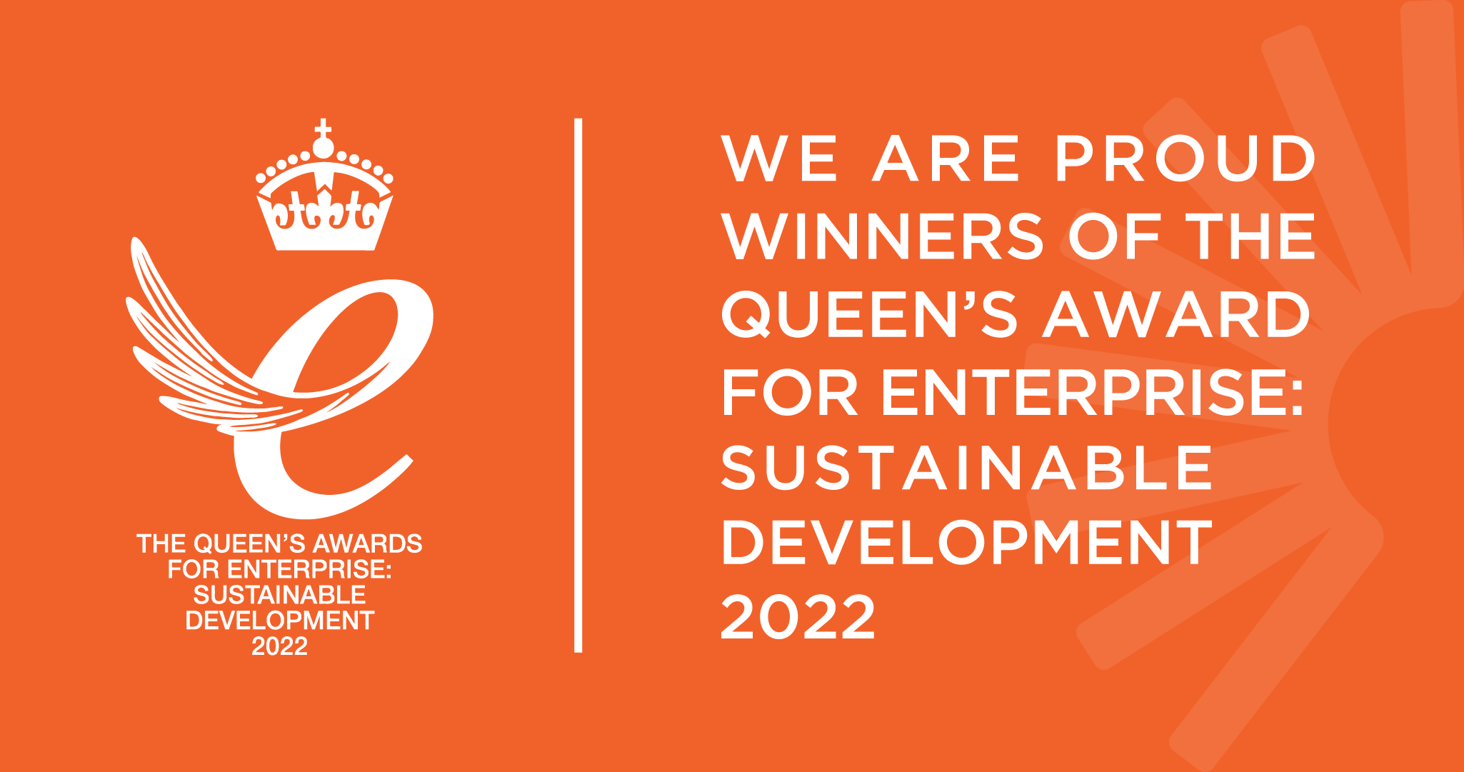 AES Solar Queen's Award Banner